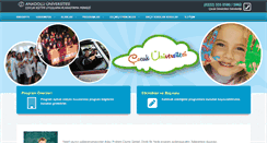 Desktop Screenshot of cocuk.anadolu.edu.tr