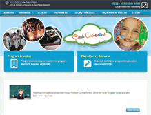 Tablet Screenshot of cocuk.anadolu.edu.tr