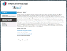 Tablet Screenshot of eduroam.anadolu.edu.tr