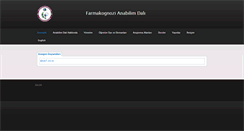 Desktop Screenshot of farmakognozi.anadolu.edu.tr
