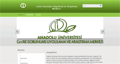 Desktop Screenshot of cevmer.anadolu.edu.tr