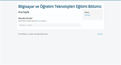 Desktop Screenshot of bote.anadolu.edu.tr