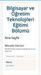 Mobile Screenshot of bote.anadolu.edu.tr