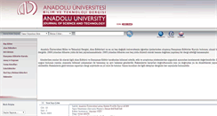 Desktop Screenshot of btdarsiv.anadolu.edu.tr