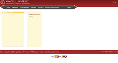 Desktop Screenshot of kimya.anadolu.edu.tr