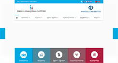 Desktop Screenshot of eae.anadolu.edu.tr